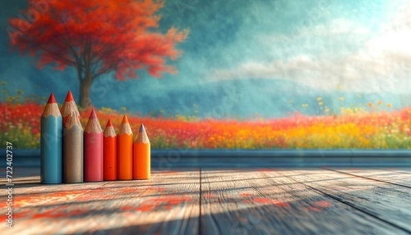 Obraz School and learning, students and teachers at school, education, movements in schools. Classrooms.