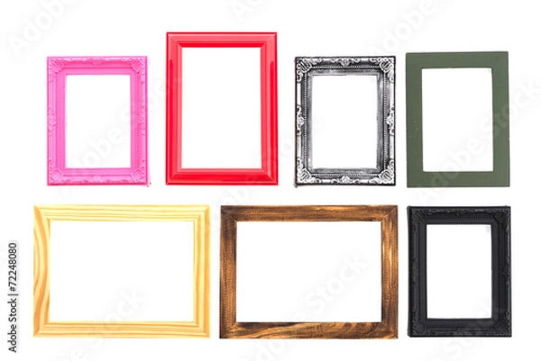 Fototapeta Frame isolated on white background