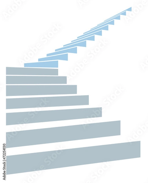 Obraz stair in sky