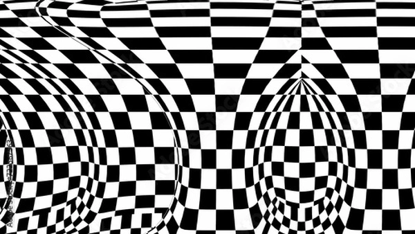 Fototapeta Monochrome checkered background. Repeat design for decor,print.background in UHD format 3840 x 2160.