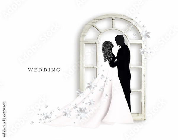 Obraz Wedding. The bride and groom