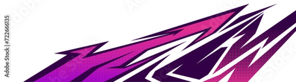 Fototapeta vector wrap design sports car
