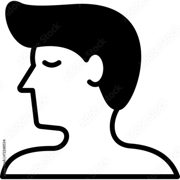 Fototapeta Head Icon