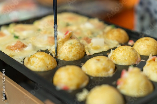 Obraz 自宅で料理、クレープ作りとたこ焼きパーティーで