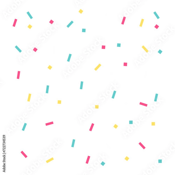 Fototapeta  colorful confetti vector 