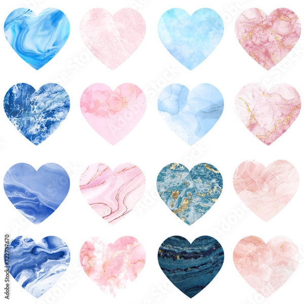 Obraz marble heart of hearts