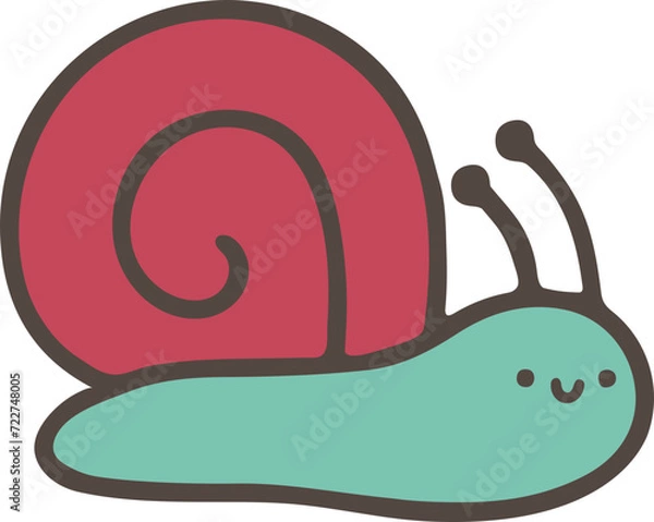 Obraz Cute Snail
