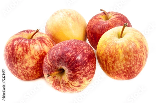 Obraz apple fruit closeup isolated on white background