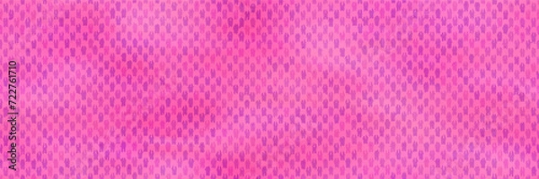 Fototapeta Seamless backdrop of pink pique cloth with a grunge pattern. Vector waffle towels background or sport-style t-shirts with a chaotic texture. Swatch of a textile