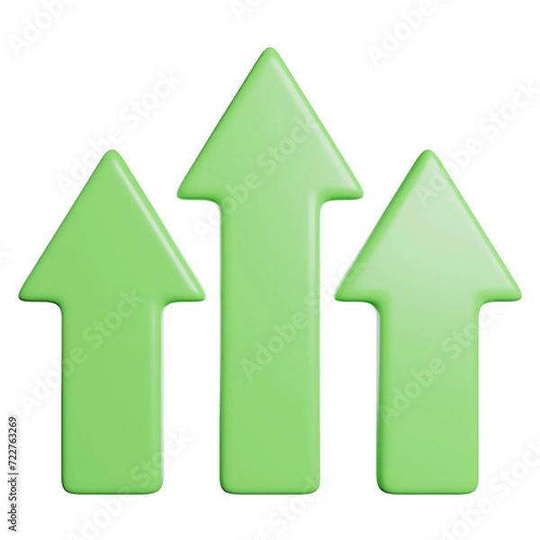 Fototapeta Increase Analytics Graph