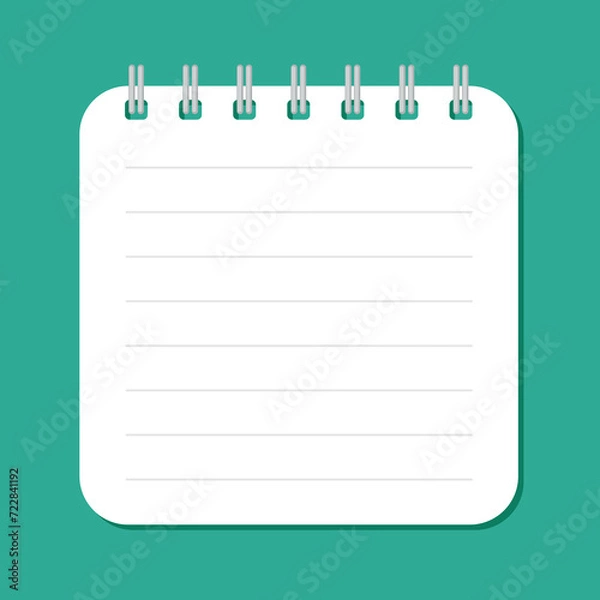 Fototapeta note or paper memo isolated