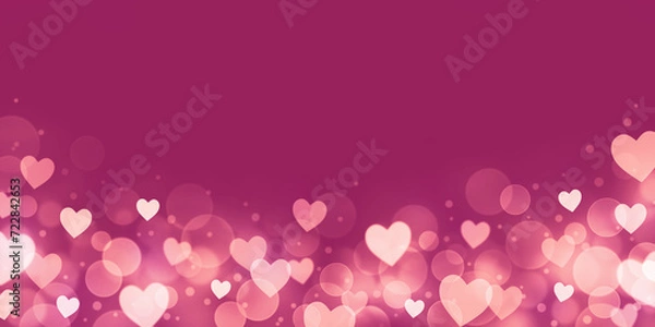 Obraz ハートの背景