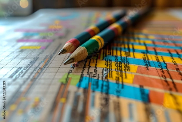 Obraz Project Management Gantt Chart