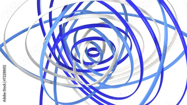 Obraz 寒色系の3D-CG背景イメージ