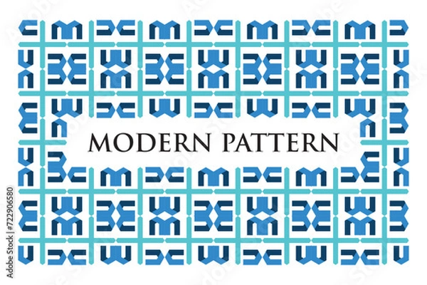 Fototapeta Seamless modern pattern colorfull