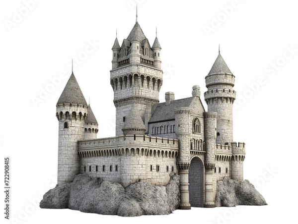 Fototapeta castle on transparent background