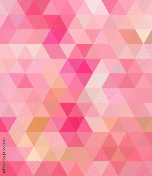 Obraz Pink Triangle Abstract Background