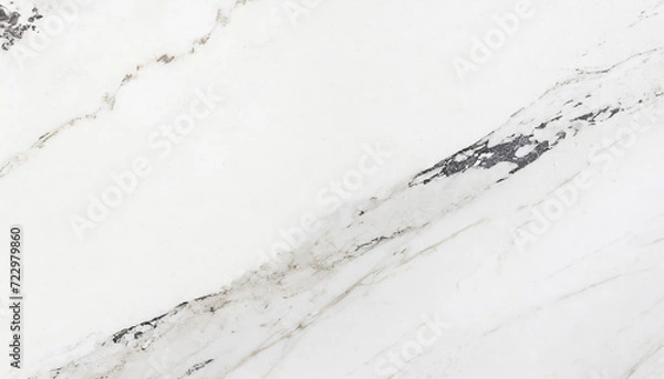 Fototapeta White marble texture and background. Panoramic white background from marble stone texture for design. Stone wall texture background