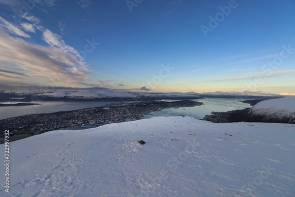 Obraz beautiful view to the city of Tromso