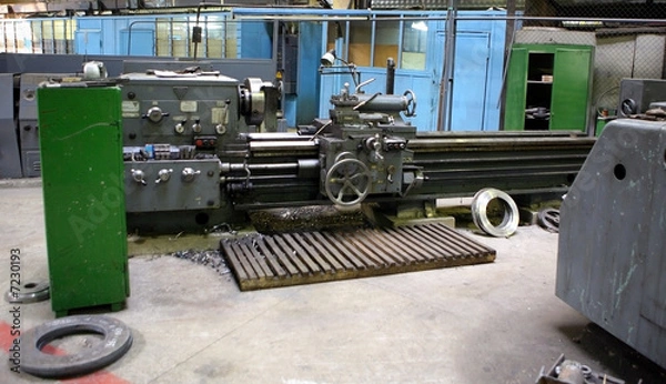 Obraz Old lathe