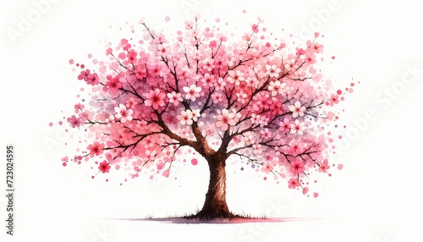 Fototapeta  さくらのデザイン、壁紙　（AI生成イラスト）