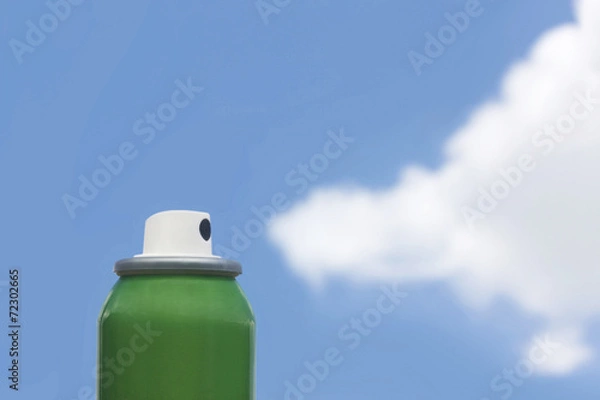 Obraz Spray clouds into sky