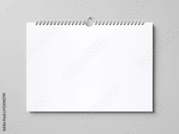 Obraz Horizontal wall calendar mockup