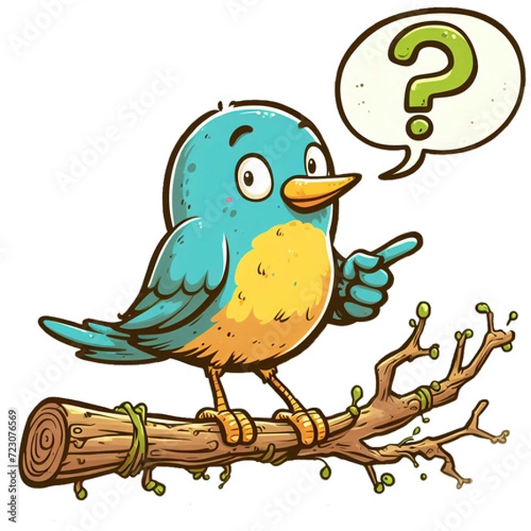 Obraz bird on branch