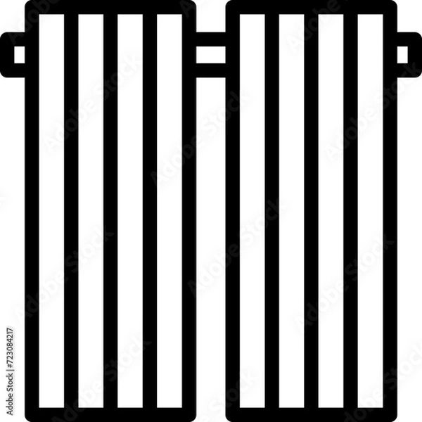 Obraz Curtains Icon