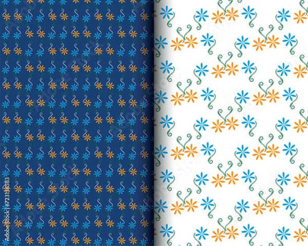 Obraz Free vector flat ornament Arabic pattern set