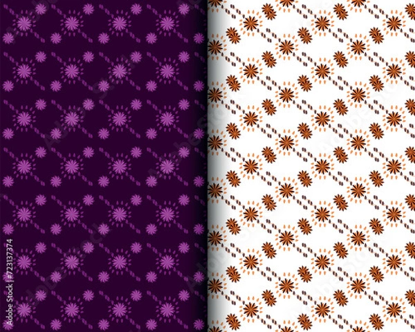 Obraz Abstract vector geometric pattern set.