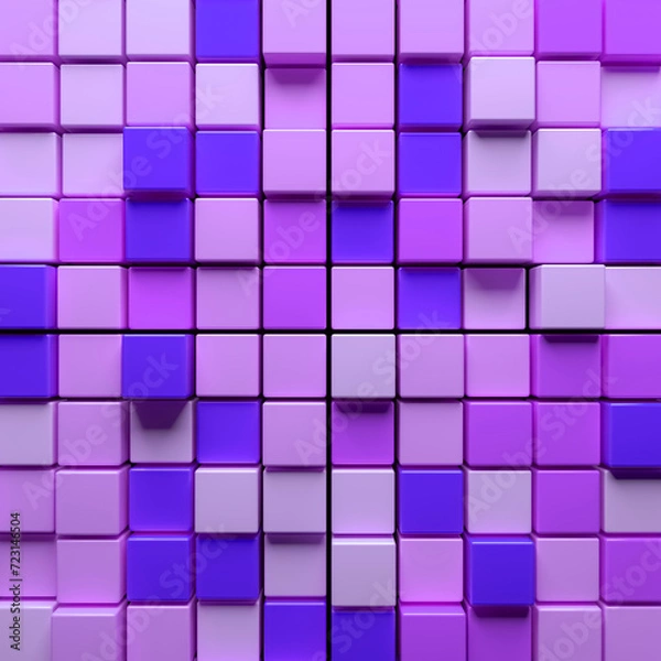 Obraz CGI 3d rendering wall square abstract wallpaper background	
