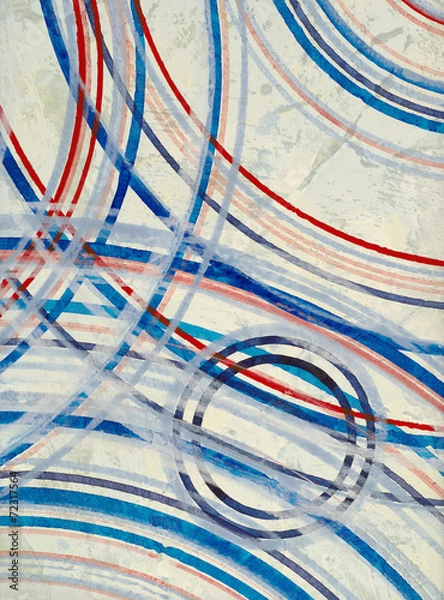 Obraz an abstract painting