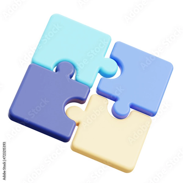 Obraz Puzzle Game 3D Icon