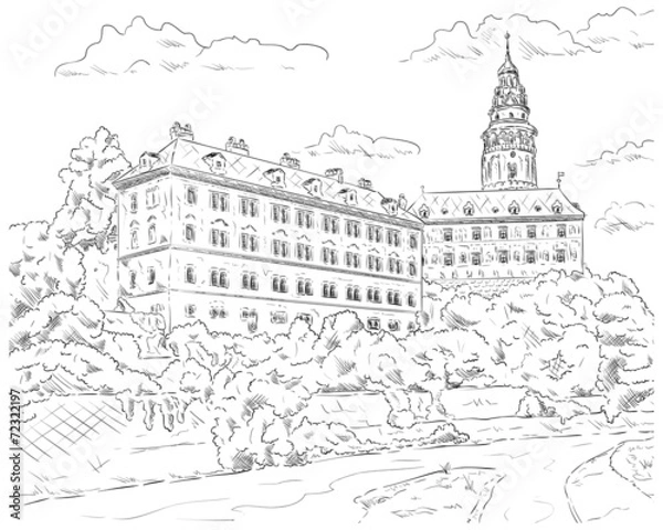 Fototapeta Palace Cesky Krumlov