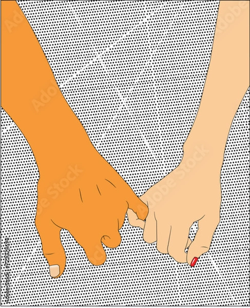 Obraz hands in love
