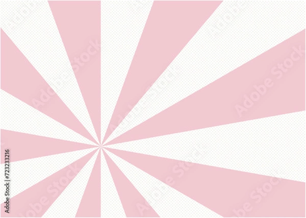 Obraz texture overlay comic book starburst rays in pink effect