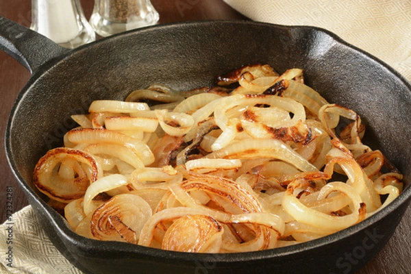 Obraz Sauteed onions