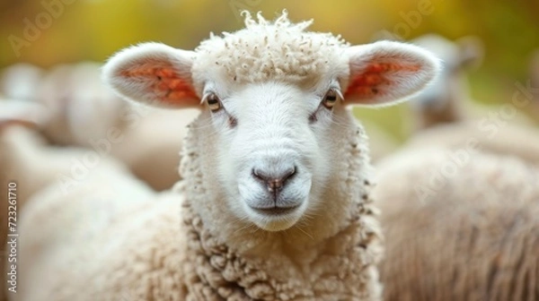 Fototapeta sheep on a farm