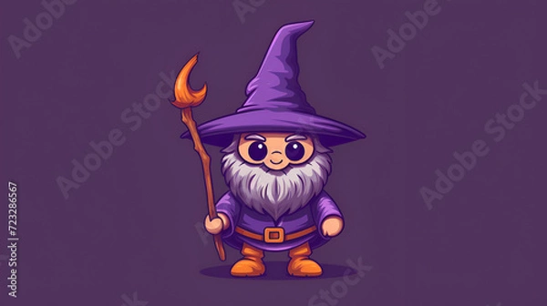 Fototapeta Beautiful Wizard Design, Perfect for your Project or Wallpaper, Ai Generative