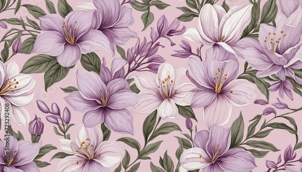 Obraz Subdued Elegance: Lavender Glow