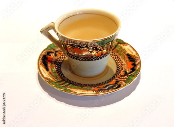 Obraz antique cup and saucer
