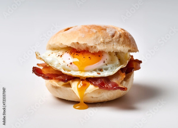 Obraz Bacon and egg sandwich