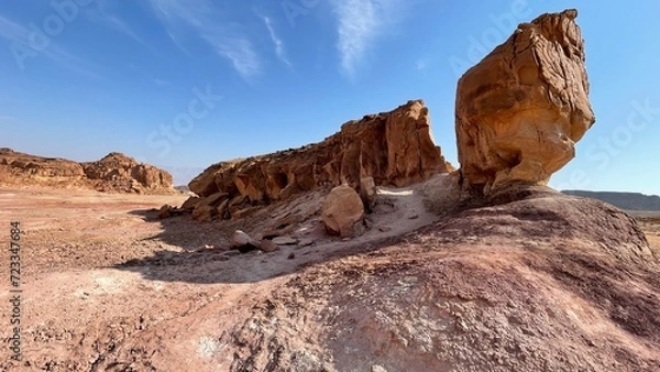 Obraz rocks in the desert, 