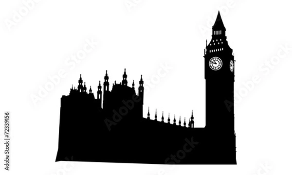 Obraz ビッグ・ベン　世界の建築物