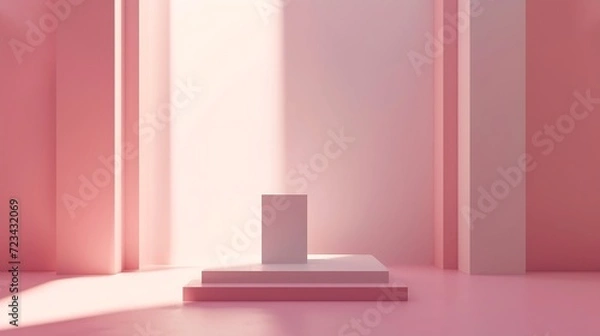 Fototapeta Clean poster mockup : Generative AI