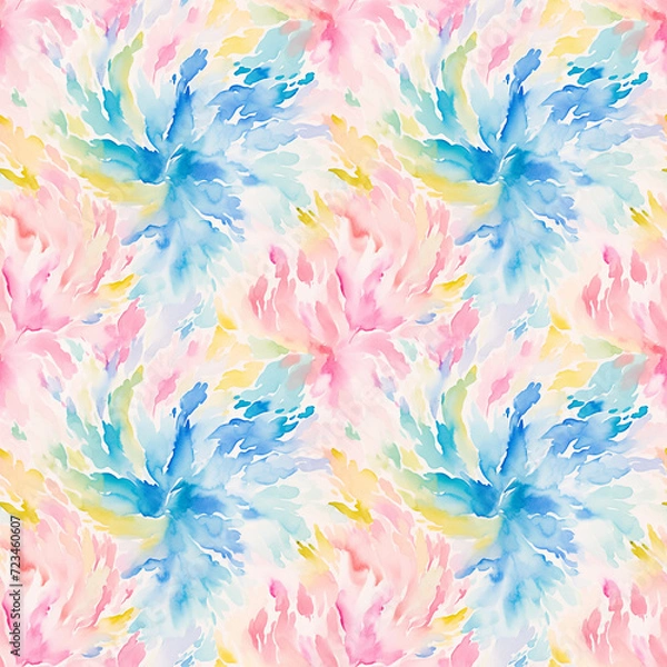 Obraz Abstract Watercolor Natural Texture Seamless Pattern