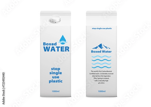 Obraz 포장 디자인  Water package design 