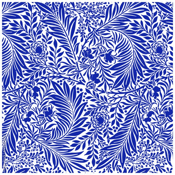 Fototapeta Make a Professional Vector Floral Pattern Background