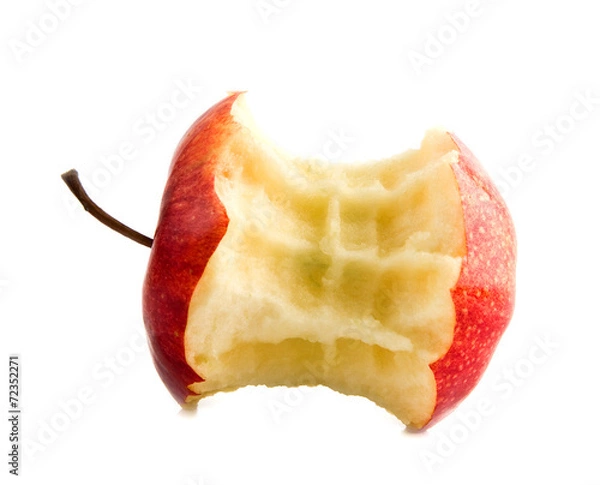 Obraz bitten red apple